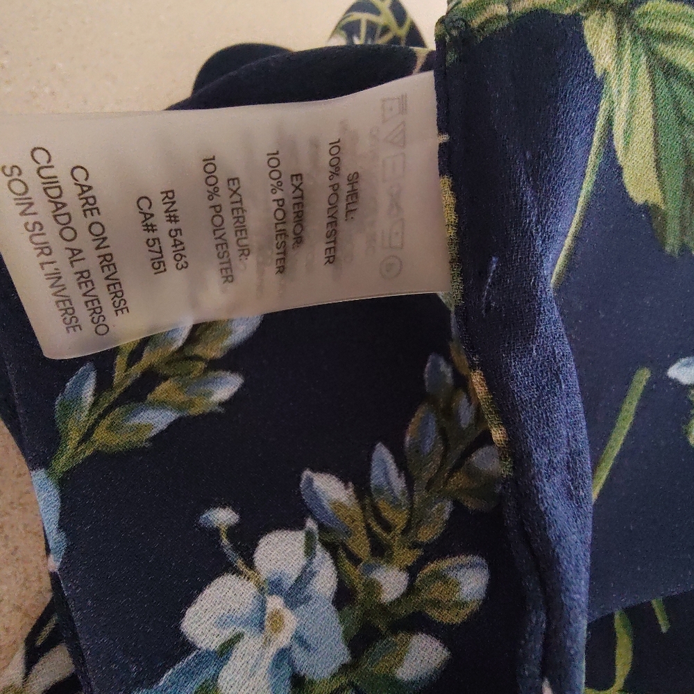 Tommy Hilfiger Lovely Navy Red & White Top Tunic Size Large - Picture 4 of 4